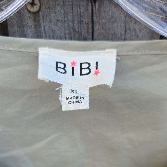 BiBi Flutter Sleeve Dress with Tie Front - Picture 2 of 6